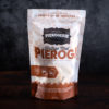 A bag of Heritage Meat Pierogi showing the front
